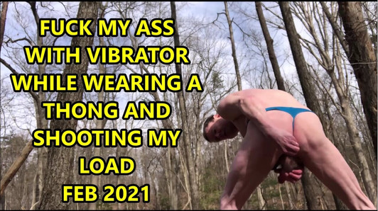 Anal vibe up my ass noszenie stringów mesh luty 2021