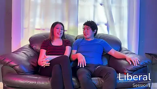 COUPLE OF FRIENDS FULFILL THEIR FANTASY OF HAVING A THREESOME