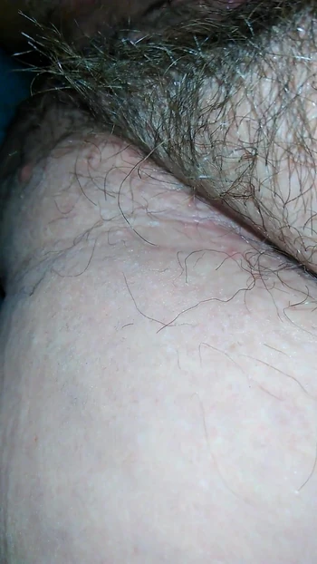Epic moment from "Extremely hairy pussy  filmed jerking off"