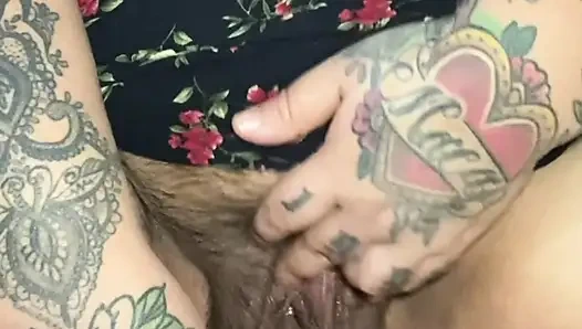 Riesiger dildo & fette muschi