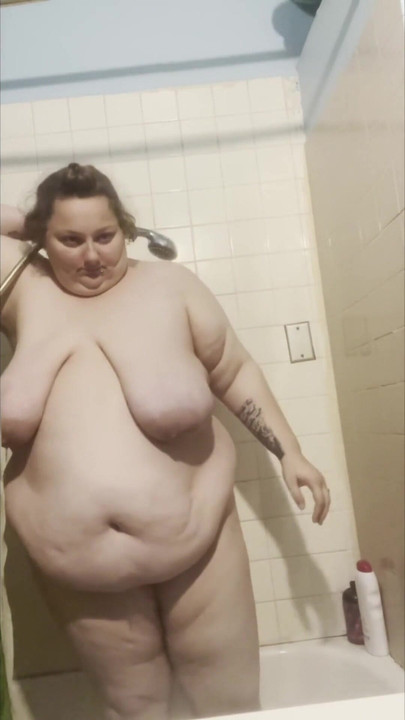 Spectacular moment from "SexyBreedingBbw strips and gets ready to shower"