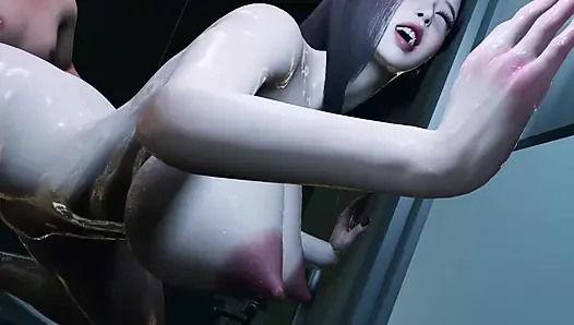 3D geile sexy asiatische stiefmutter wurde von ihrem stiefsohn so hart gefickt
