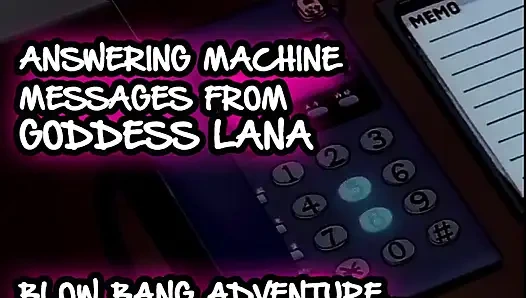 AUDIO ONLY - Answering machine Messages 2 blow bang adventure