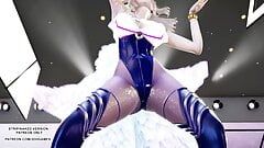 Mmd chung ha - gioca a kda ahri sexy kpop dance league of legends hentai senza censure