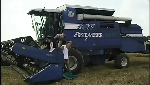 In the Field with the Farmer I Get My Beautiful Little Ass Fucked