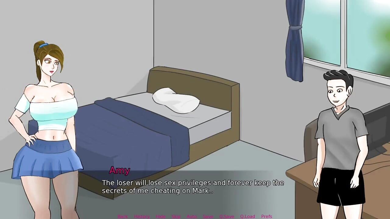 Amy's Ecstasy Gameplay #53 Teen Slut Gets Impregnated by Old Man