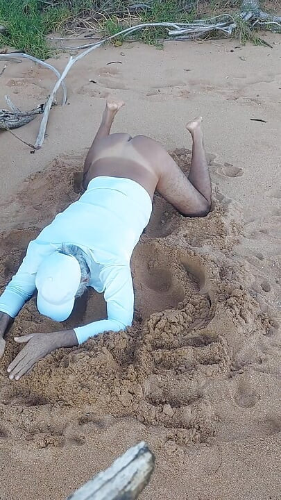 Ladysilva on the beach my hot tanned ass