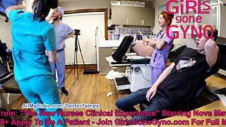 SFW - NonNude BTS From Nova Maverick's The New Nurses Clinical Experience, Post shoot shenanigans, At GirlsGoneGynoCom