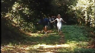 Garden sex party