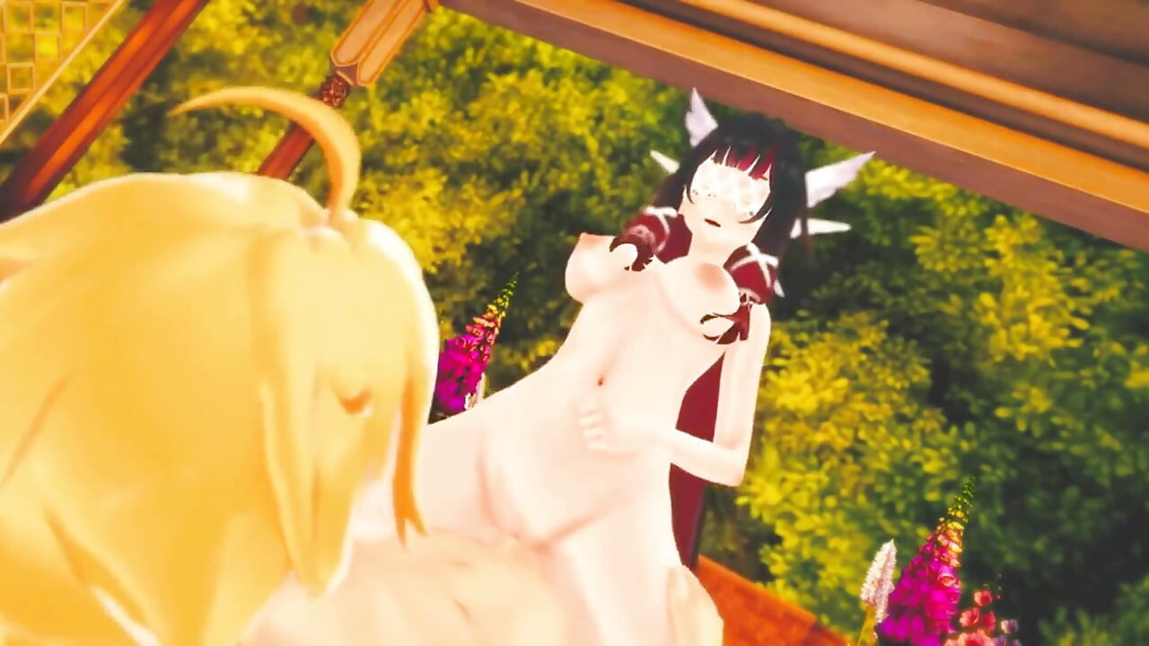Genshin impact - columbina aether ile sert seks sahnesi - 3d hentai animasyon