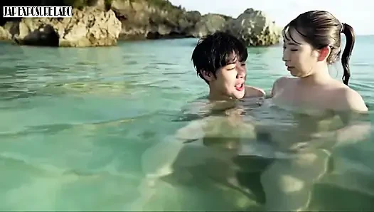 Gravure Idol Behind-the-scenes in Okinawa, ein gewagter Off-kamera-Moment, aufgenommen, 3.