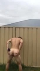 naked outside