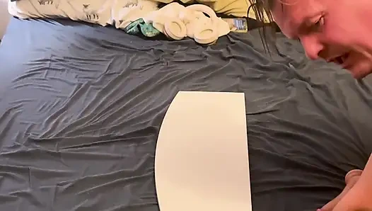 double penetration and cum in her ass