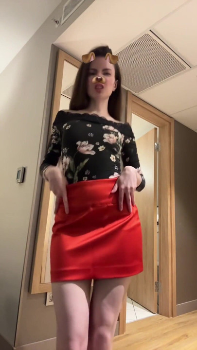 Part 9: TikTok Nude Dance Compilation - Short Skirt No Panties, Small Perky Tits | Clip 2