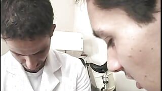Bisexual foursome fuck action at the doctor's