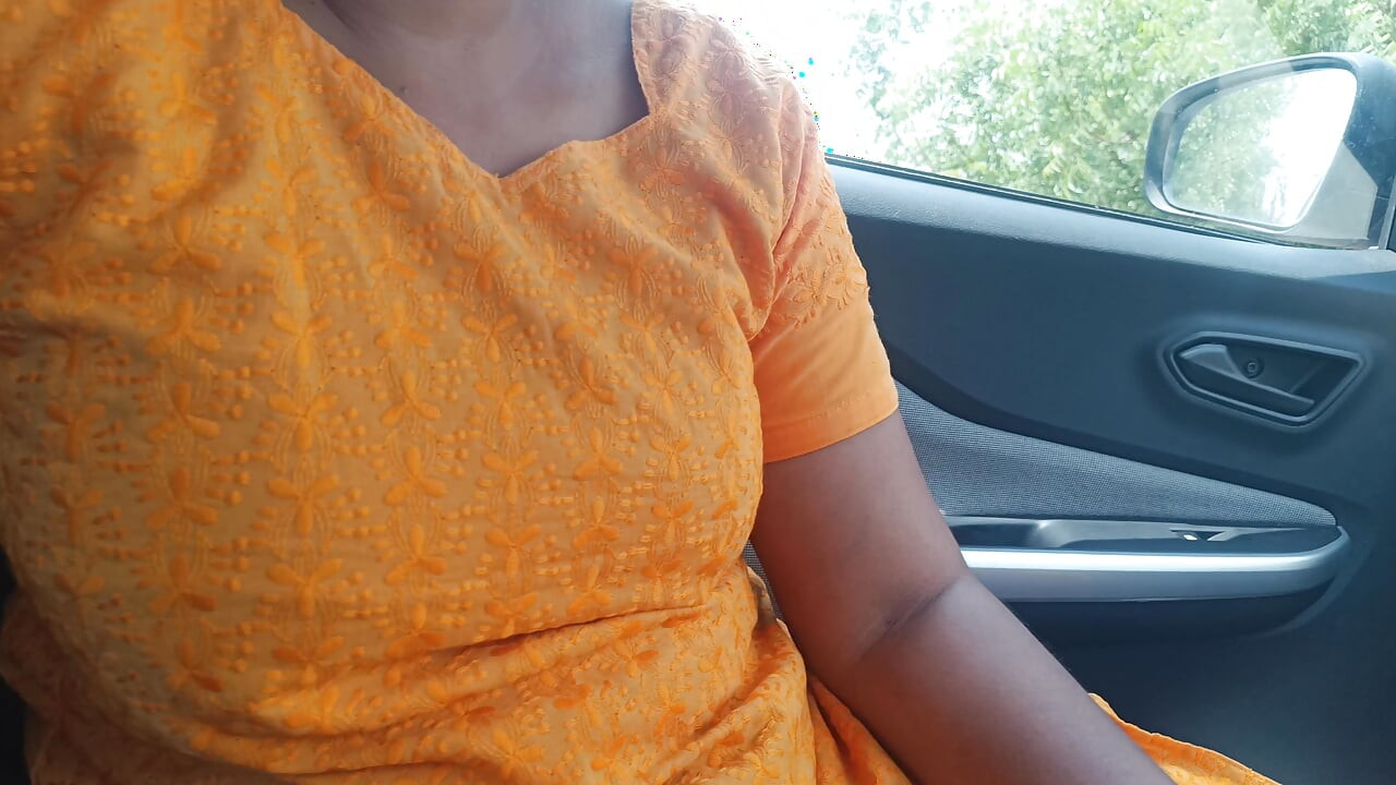 Ama de casa en el coche