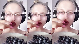Asmr Blueberry Eating - Asmr, Eyeglasses, Giantess