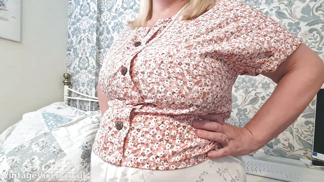 Do You Like My Hairy Pussy In This Mature Lady Slip