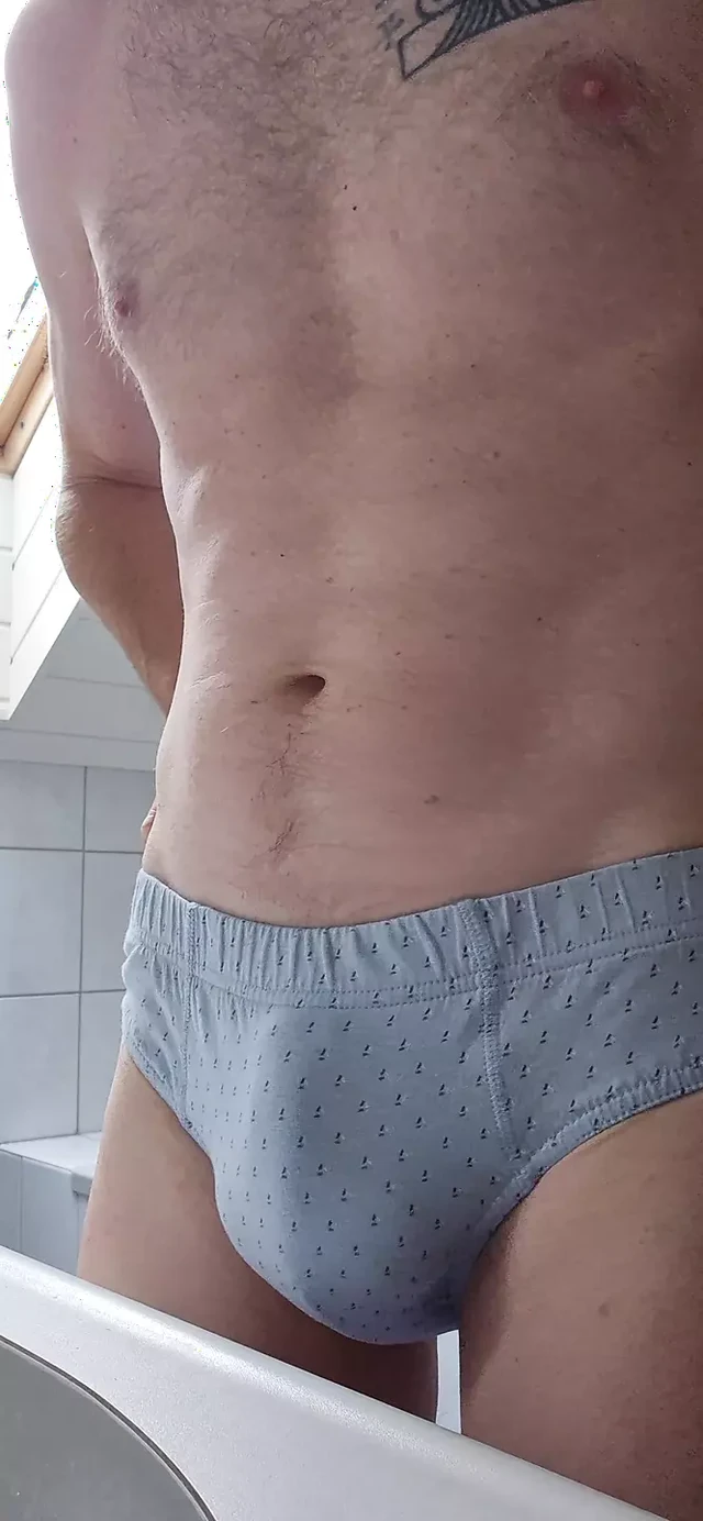 New snug bright brief underwear!