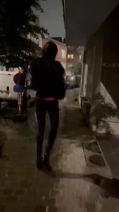 Fumando na rua
