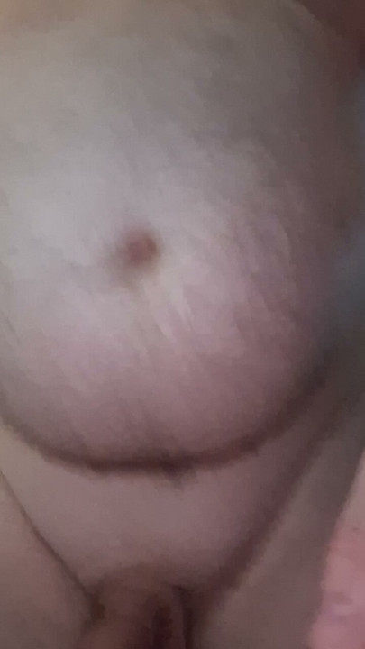Fat dad with a fat belly