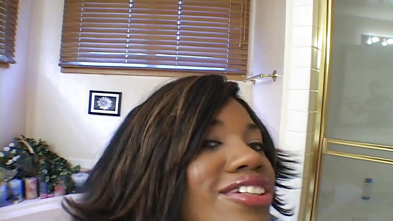 Hot girl bends over as two huge cocks thrust her pussy simultaneously