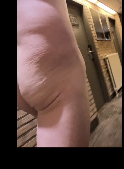 위험한 벌거벗은 호텔 산책