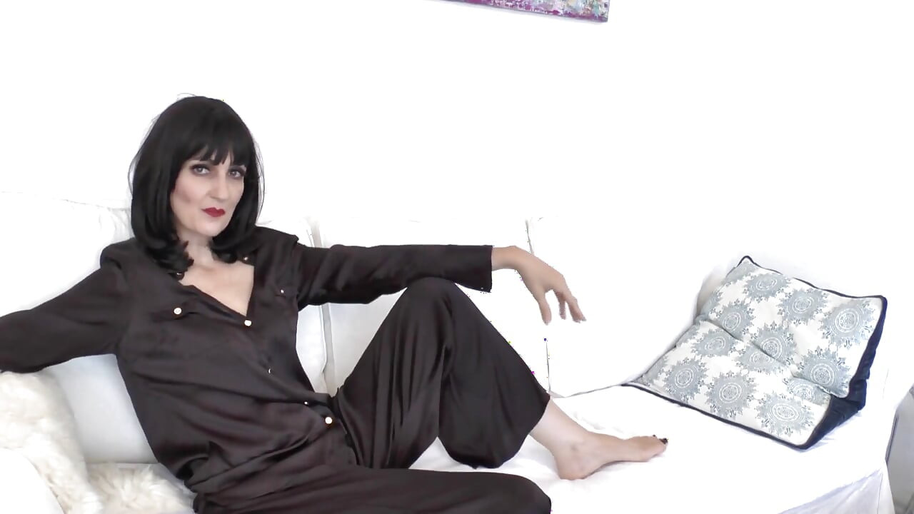 My Black Real Silk Pajamas
