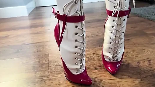 Multiple Orgasms in Sexy Ballet Boots