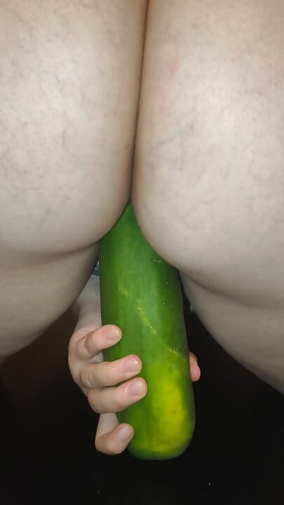 18-year-old teenager secretly leaves a cucumber at work