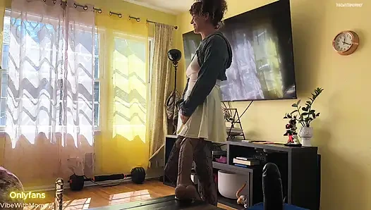 She Losses Bet caz of Huge Dildos Has To Fuck Real Dick and Eat Ass