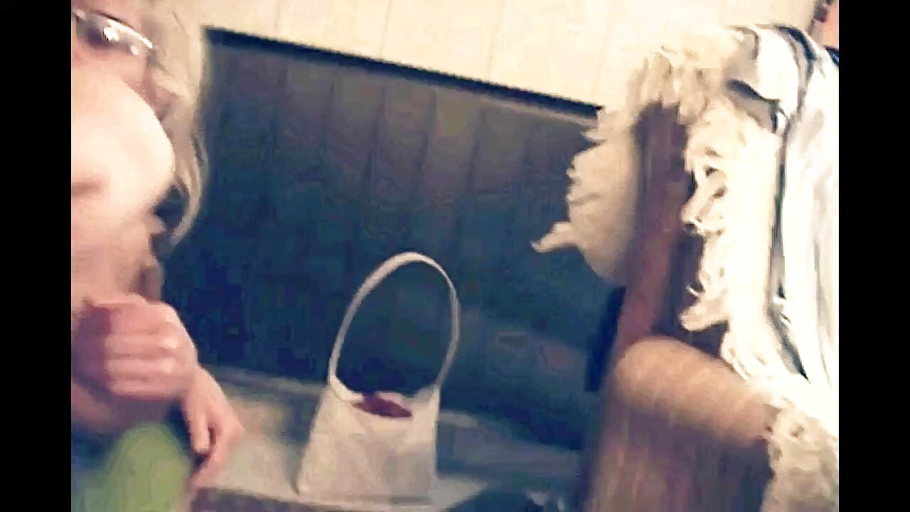 Old Slutty Blonde Fucked in Mouth and Ass by Big Hairy Cock