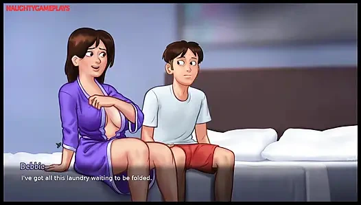 Summertime Saga Part 22 By DarkCookie - Horny Tenant Wants To Fuck BBW Sexy MILF Landlady In Her House