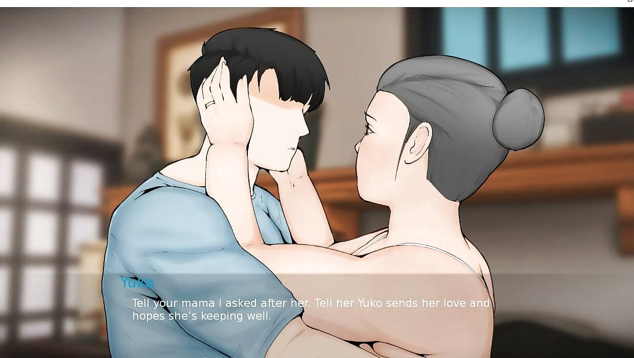 Laboured - gameplay - jeu de rôle - Max se fait baiser la dernière fois avec mamie et à gauche - une mamie désespérée accro à la masturbation