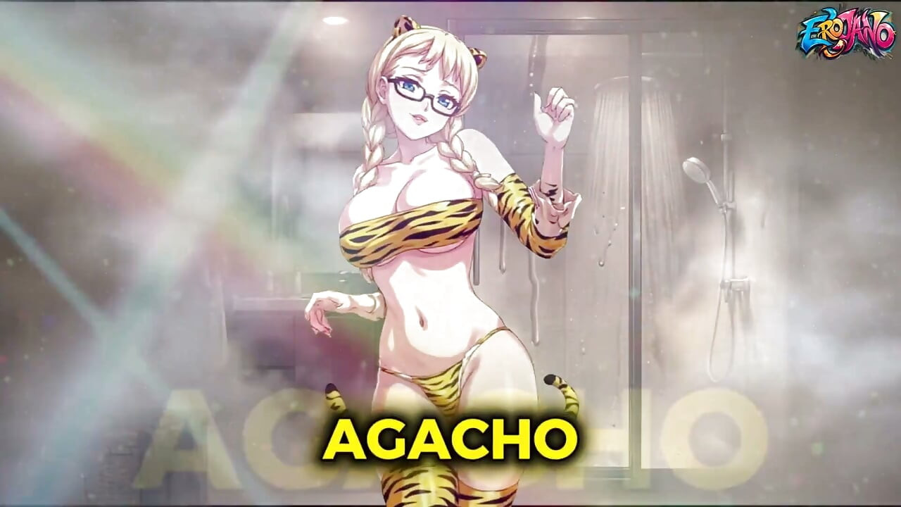 25-year-old Blonde with Braids and Glasses Gets Anal Creampie on Four - Hentai Ai