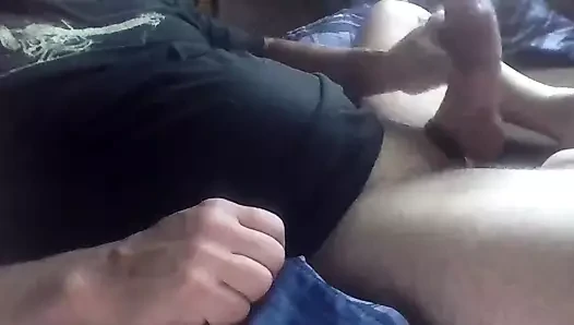 okşayarak benim kalın dick
