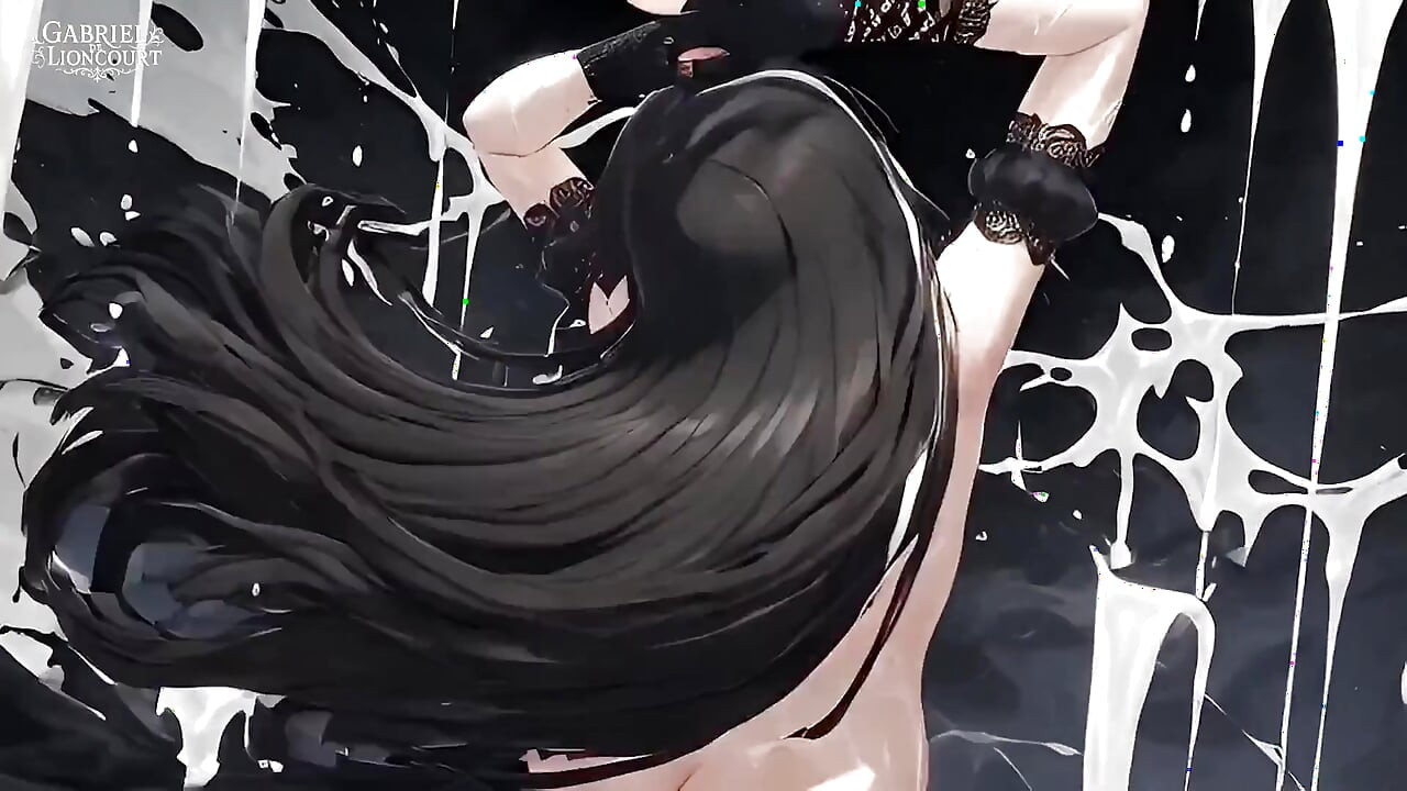 Goth Girl Fan Fucks Rockstar Backstage - Hentai 1