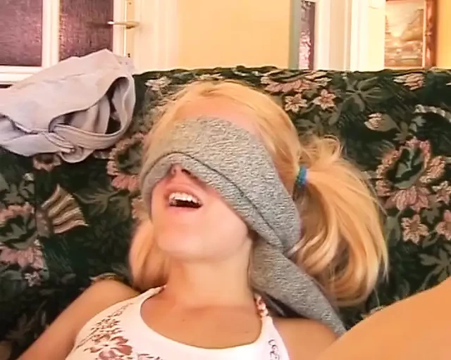 Sexy blonde German babe drinks cum after hardcore fuck
