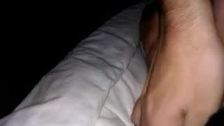 Touching soft dick of my step dad in bed