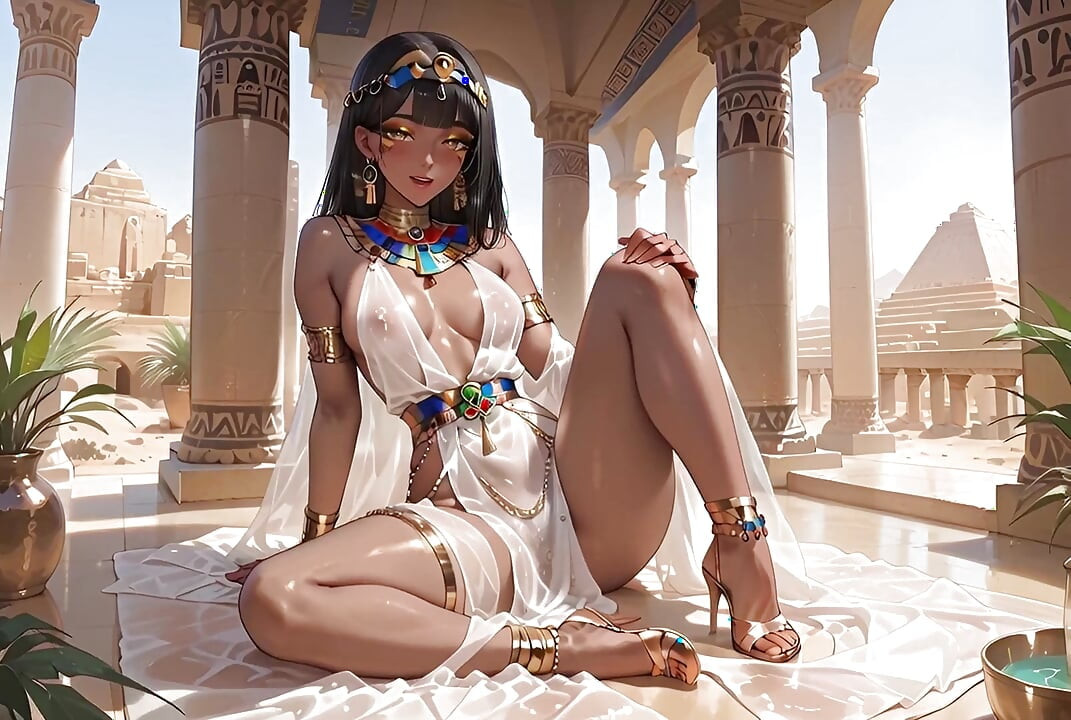 Cleopatra and Caesar Sex Games in a Historical Ai Parody