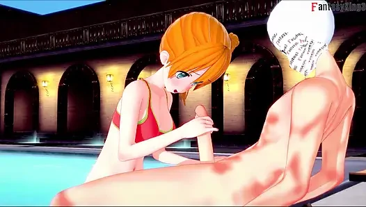 Misty bikini blowjob - Poketmonster
