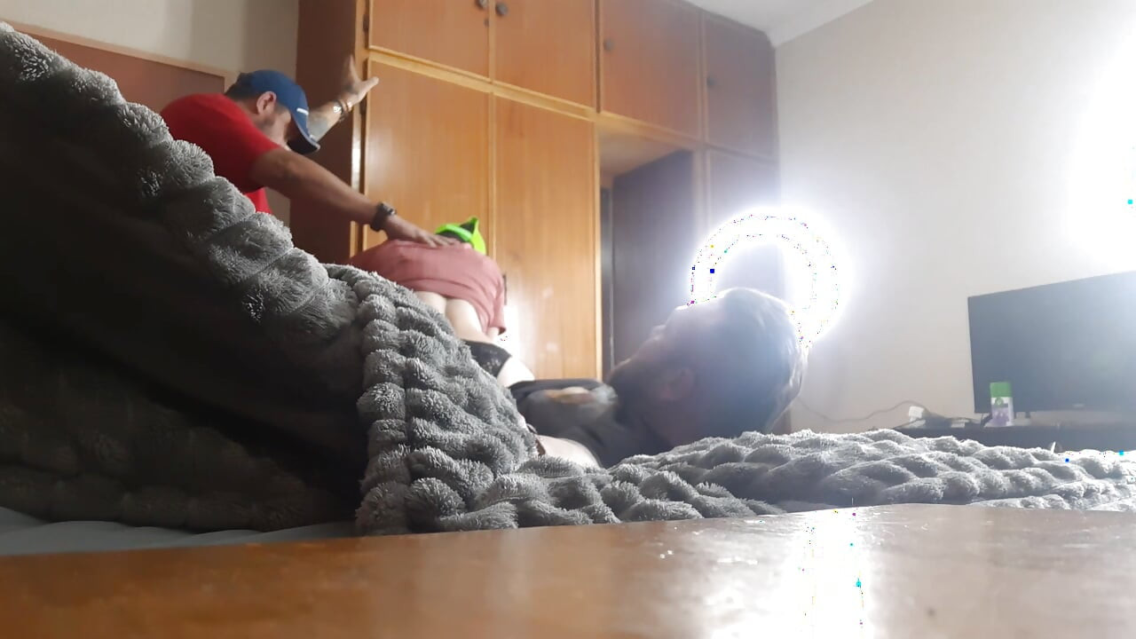 Ella no lo vio grabando