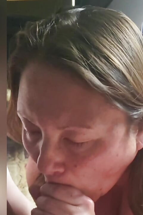 Super sexy cock sucking queen goddess fingers his ass rides his cock sucks his cock with her cum all over it to make him cum