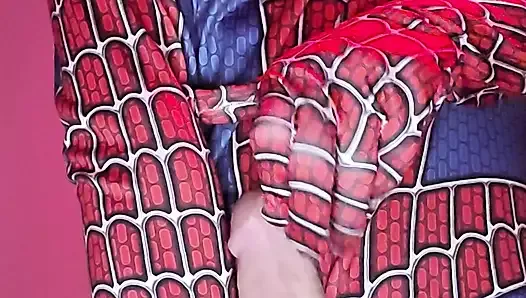 Spiderman relaxing