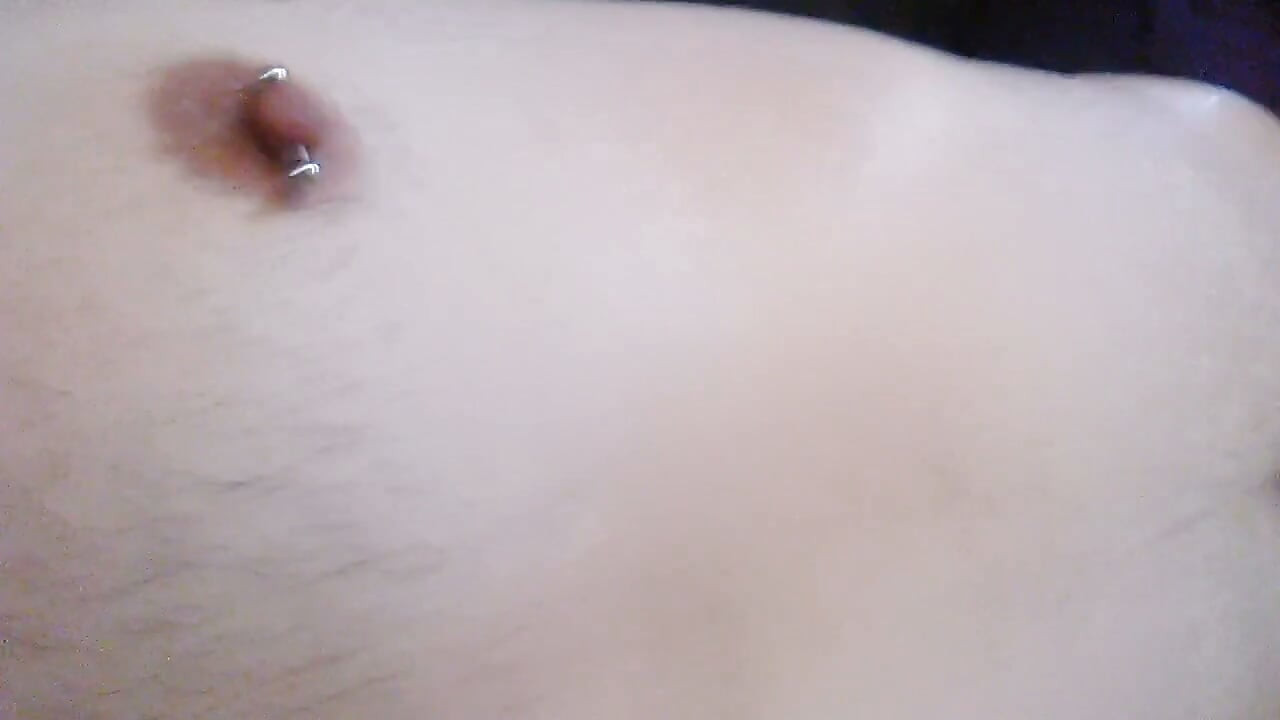 Soaked with My Own Transwoman Cum All Over My Stomach and Hand