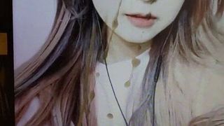 Hachubby cum tribute # 8 - koreanischer Streamer mit Sperma bedeckt
