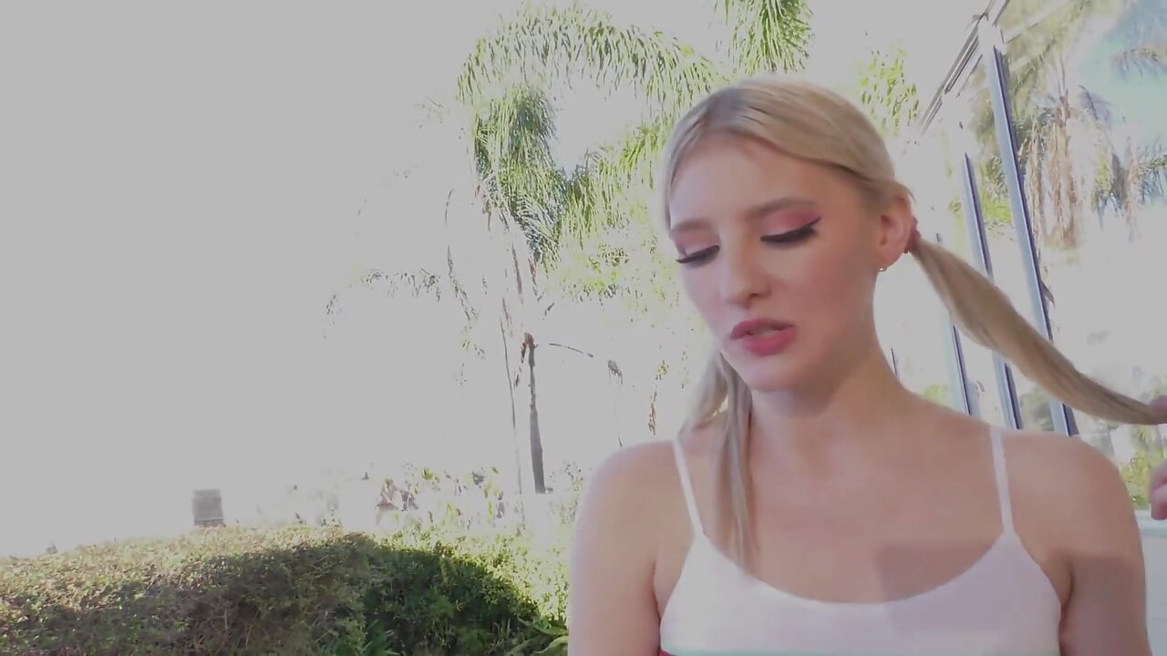 Naughty Melody Marks Gets Covered in Stepdad's Cum