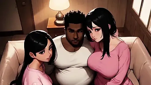 Üvey anne üvey babasını üvey kızını sikerken yakalıyor ve anlıyor