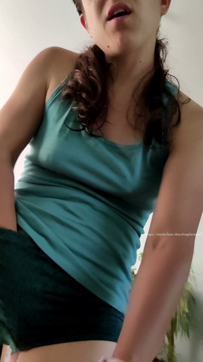 My slutty pussy is dripping with pleasure at the sight of this big cock, Dazzlingfacegirl | Clip 1