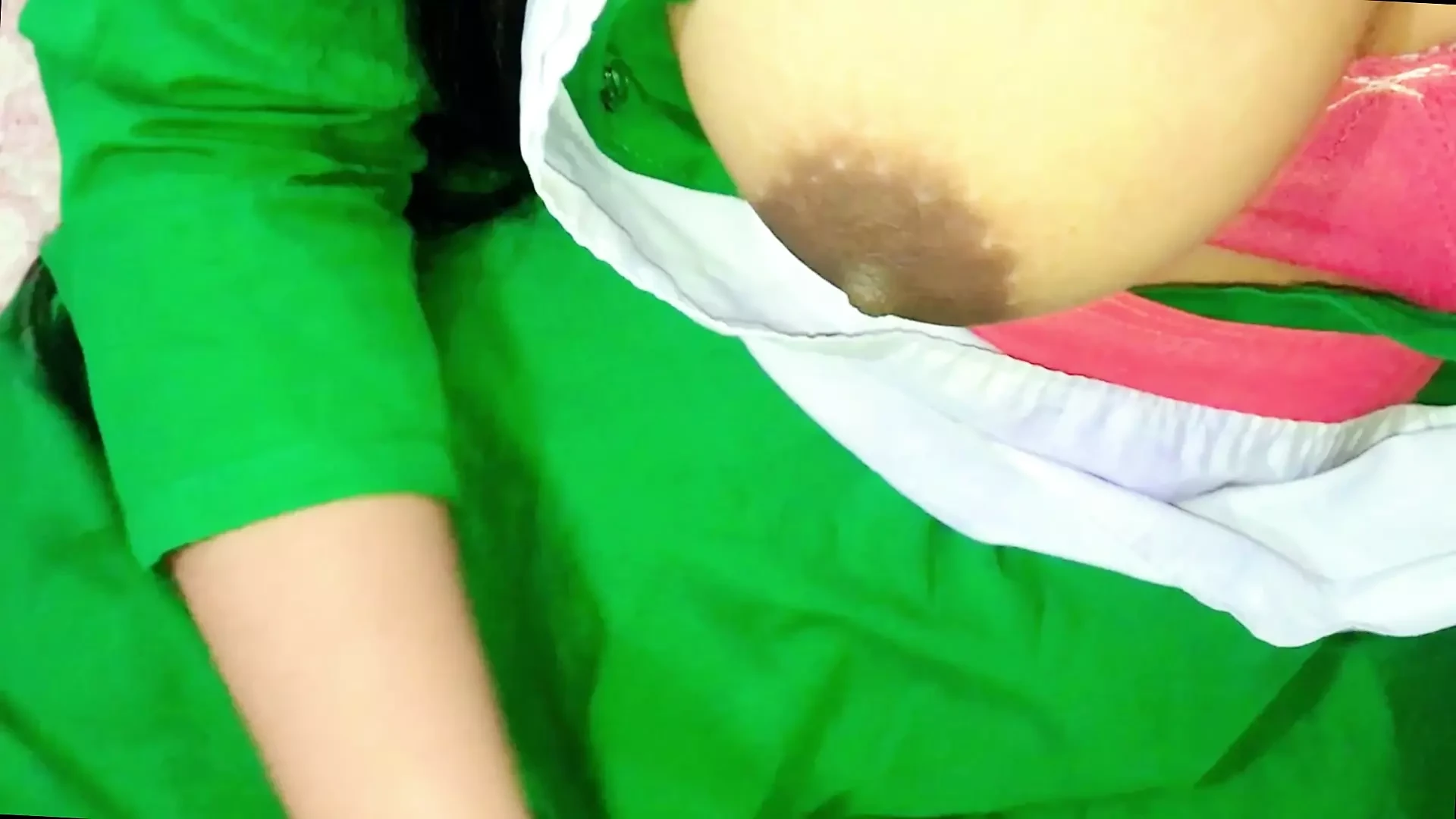 Desi Babe in Uniform Fantasy Dress Teases Her Lover - Part 1